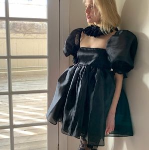 NWT Selkie Black Puff Dress